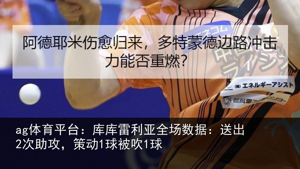 ag体育平台：库库雷利亚全场数据：送出2次助攻，策动1球被吹1球