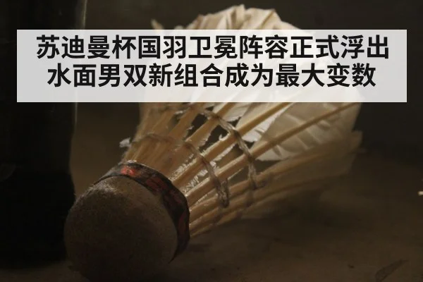 苏迪曼杯国羽卫冕阵容正式浮出水面男双新组合成为最大变数